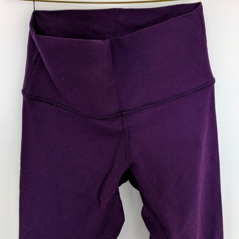 Lululemon purple tights 25"